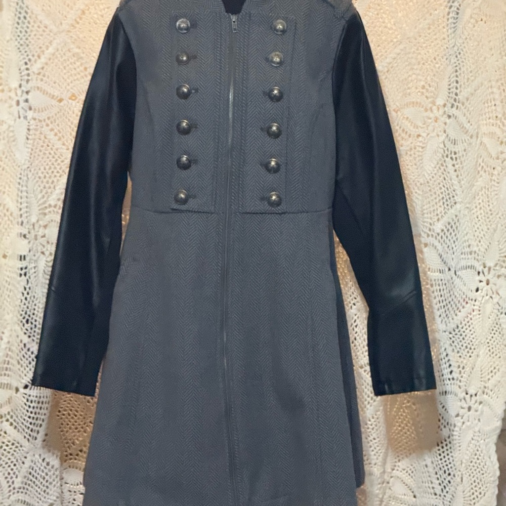 Torrid Gray and Black Military Field Jacket